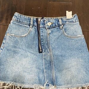 Zara denim skirt